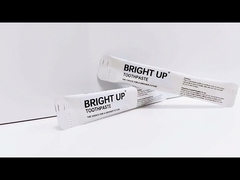 Çevre dostu geri dönüştürülebilir kağıt poşet ambalajlı küçük mini otel seyahat diş macunu