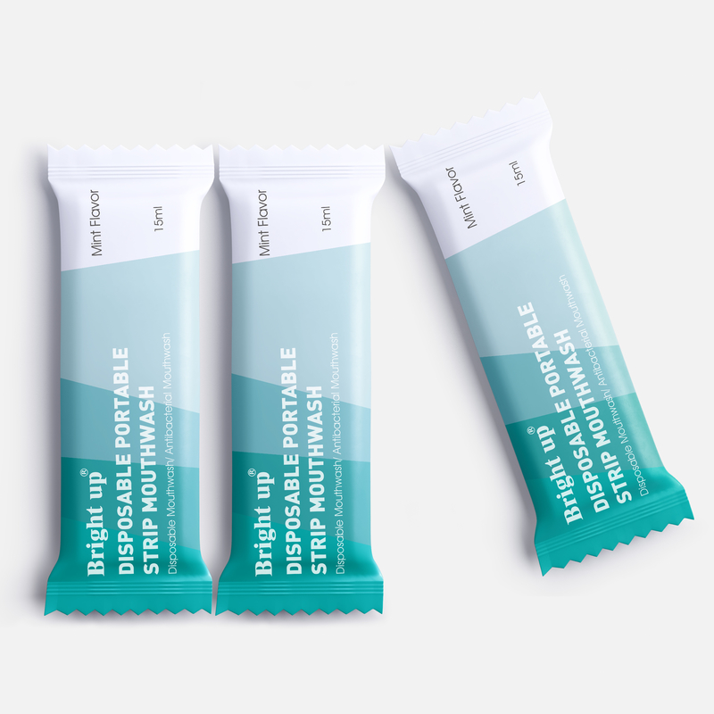 Nane Aromalı Alkolsüz Ağız Yıkama Sıvısı Poşetli Poşet 10ml Private Label