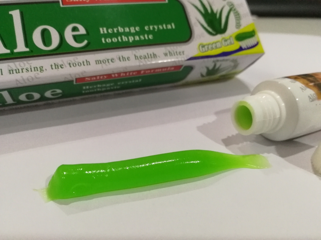 Organik Ağız Bakımı Diş Macunu Aloe Vera Diş Beyazlatıcı Karbonat Doğal Bitki Özleri Sls Ücretsiz
