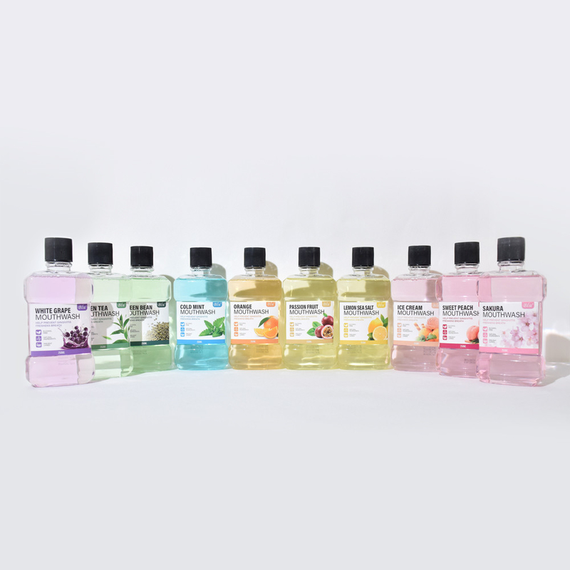 Alkolsüz Organik Antibakteriyel Ağız Sağlığı Bakımı Meyve Aroması 250 ml Ağız Şişesi Dişeti Sağlığı İçin