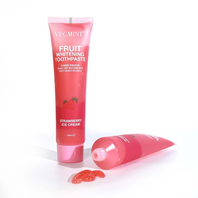 VEC MINT 100ml Meyve Aroması Diş Beyazlatıcı Temel Temizlik Ağız Bakımı Ferahlatıcı Diş Macunları