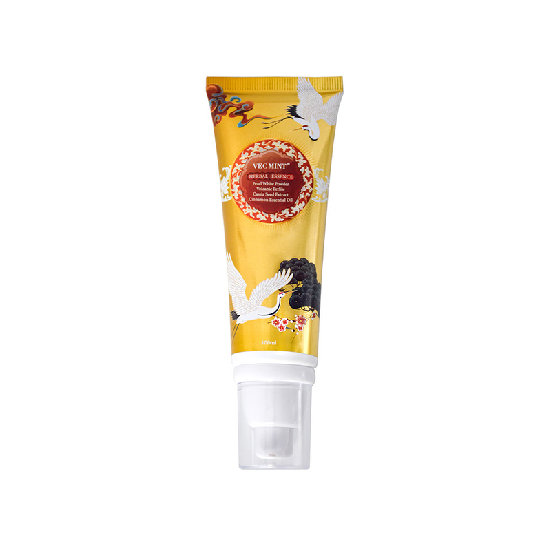 VECMINT HERBAL ESSENCE incil beyaz gücü Sağlıklı Dişler için Diş Mağazası 100g Sıcak Satış Fabrika Doğrudan Teslim