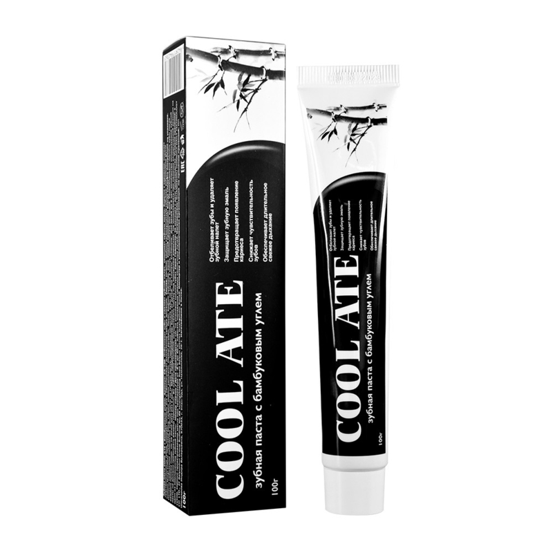 COOL ATE Bambu Kömür Diş macunları lekeyi giderir ve diş eti korur 100g Dişleri güçlendirir kalıcı tazelik ve temizlik hissi