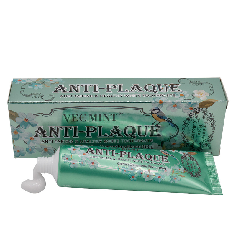 VECMINT Osmanthus diş macunları 100g Sağlıklı Dişler için Diş macunları şık çiçek koleksiyonu sıcak satış fabrika Doğrudan teslimat