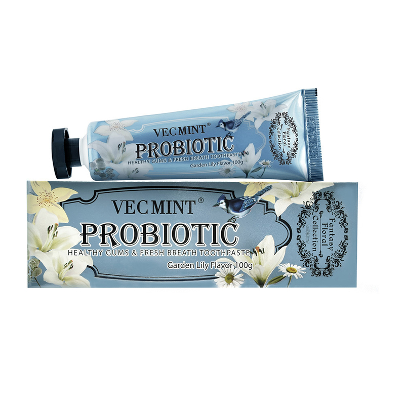 VECMINT Lily Diş Mağazası Sağlıklı Dişler İçin 100g Diş Mağazası Şık Çiçek Koleksiyonu Sıcak Satış Fabrika Doğrudan Teslim