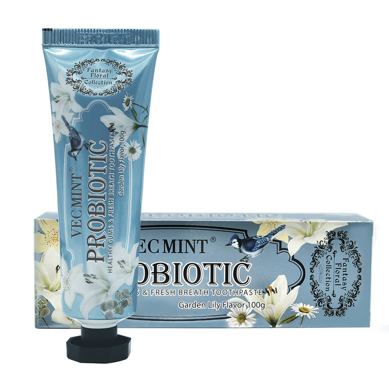 VECMINT Lily Diş Mağazası Sağlıklı Dişler İçin 100g Diş Mağazası Şık Çiçek Koleksiyonu Sıcak Satış Fabrika Doğrudan Teslim