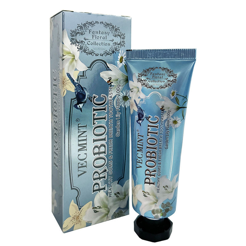 VECMINT Lily Diş Mağazası Sağlıklı Dişler İçin 100g Diş Mağazası Şık Çiçek Koleksiyonu Sıcak Satış Fabrika Doğrudan Teslim
