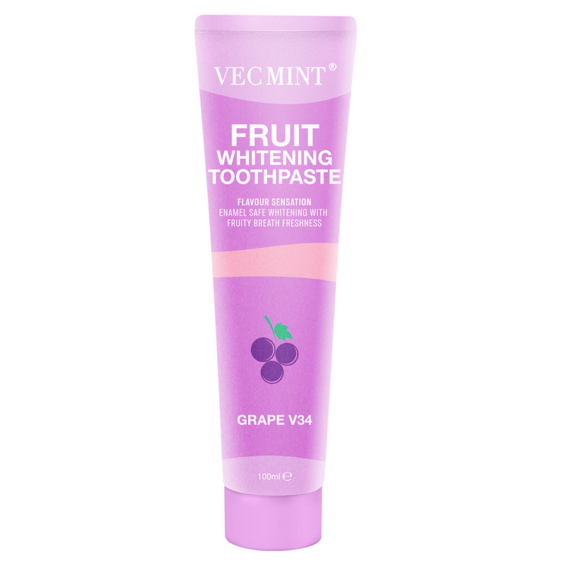 Vecmint 100ml Meyve - Aromalı Beyazlatıcı Diş Mağazası Set - 4 Lezzetli Aroması, Enamel - Güvenli Beyazlatıcı ve Meyve Tazeliği