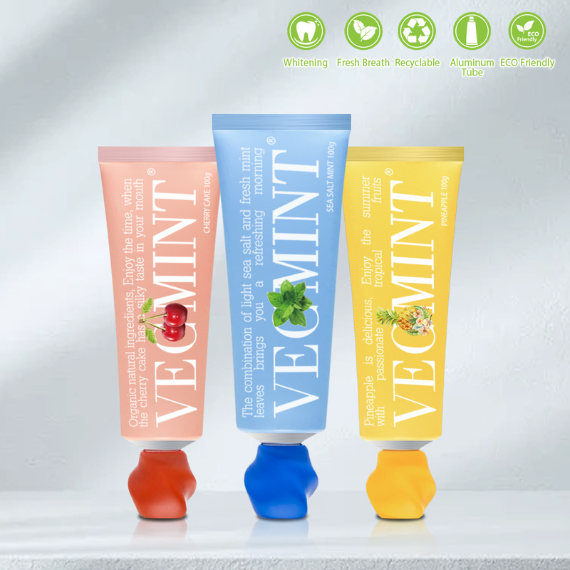 VECMINT Kirazlı Kek Aromalı Diş Mağazası - Organik Doğal Malzemelerle, Sevimli Sütlü Ağız Deneyişi