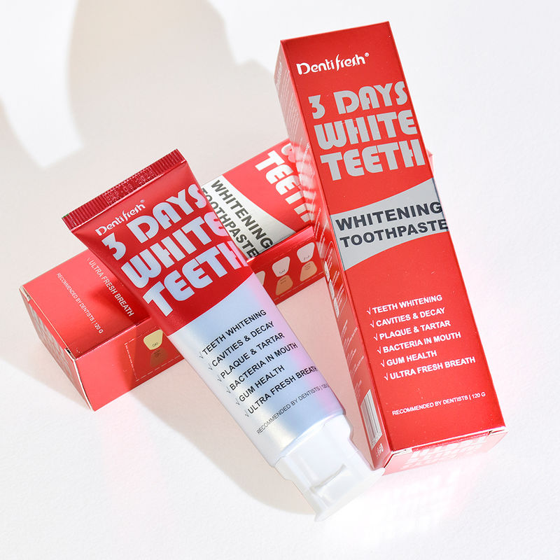 3 Gün İleri Diş Beyazlama Diş Macunları Daha Parlak Bir Gülümseme İçin Sodyum Fitat Malzemeleri