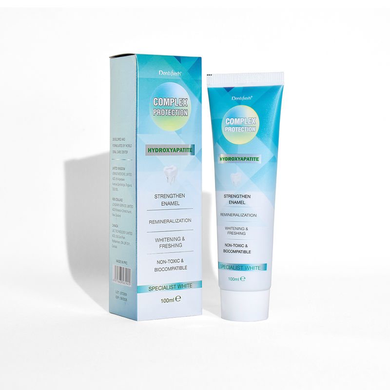 Orta derecede Beyazlatıcı Etki Dişler Günde 2 kez diş fırçasıyla beyazlatıcı diş macunu ve sodyum fitat bileşenleri