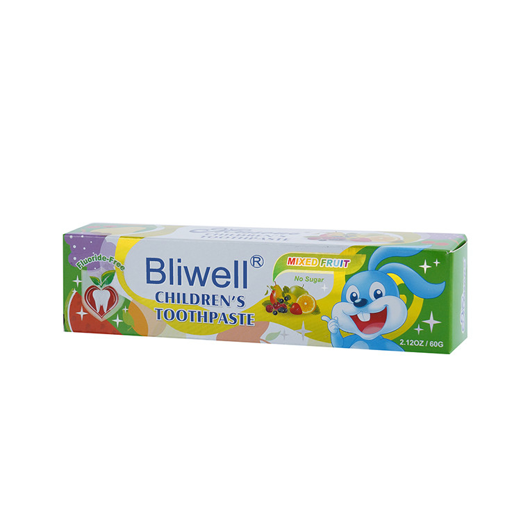 Boşluk Kaldırma 60G Güvenli Organik Çocuk Diş Macunu 10 Ayın Üzerinde