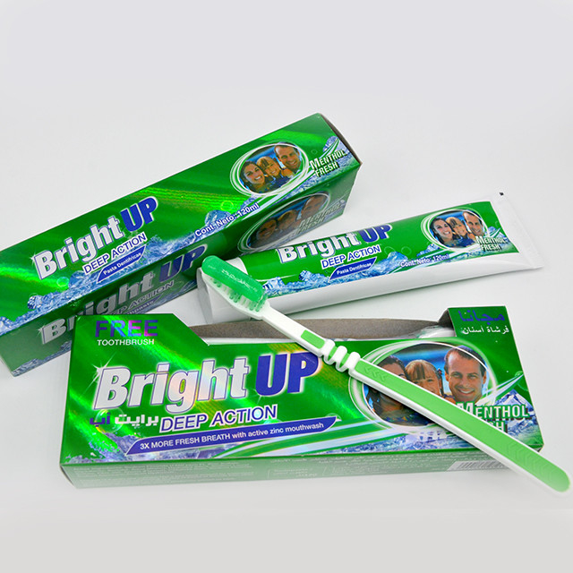 Bright Up Canlandırıcı Nane Aromalı Ağız Bakımı Diş Macunu Ücretsiz Diş Fırçalı Jenerik