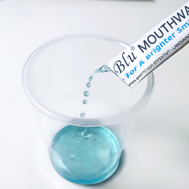 Nane Aromalı Alkolsüz Ağız Yıkama Sıvısı Poşetli Poşet 10ml Private Label