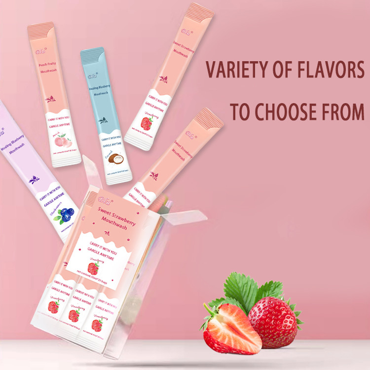 Nane Aromalı Alkolsüz Ağız Yıkama Sıvısı Poşetli Poşet 10ml Private Label