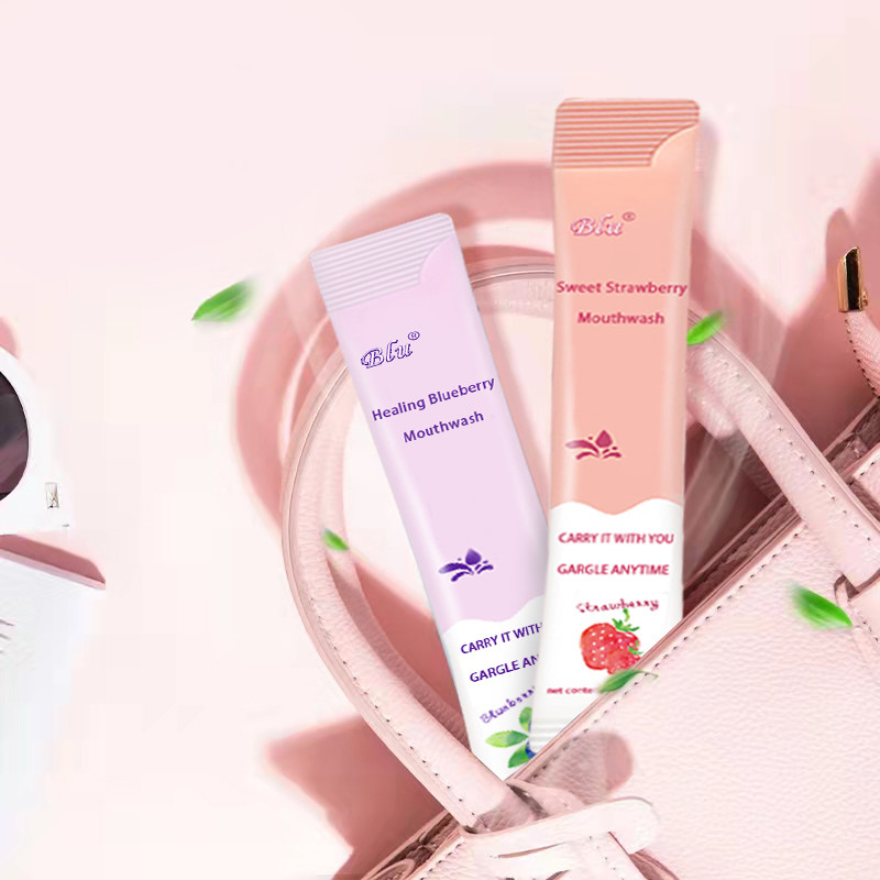 Nane Aromalı Alkolsüz Ağız Yıkama Sıvısı Poşetli Poşet 10ml Private Label